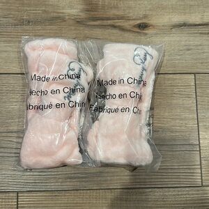 Two Mary Kay fuzzy headbands